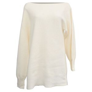 Theory Knitted Oversized Sweater in Cotton